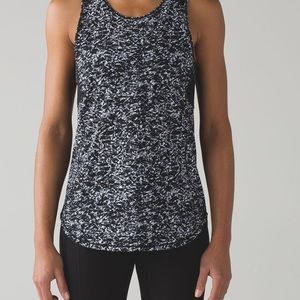 lululemon athletica Black and White Tank Top